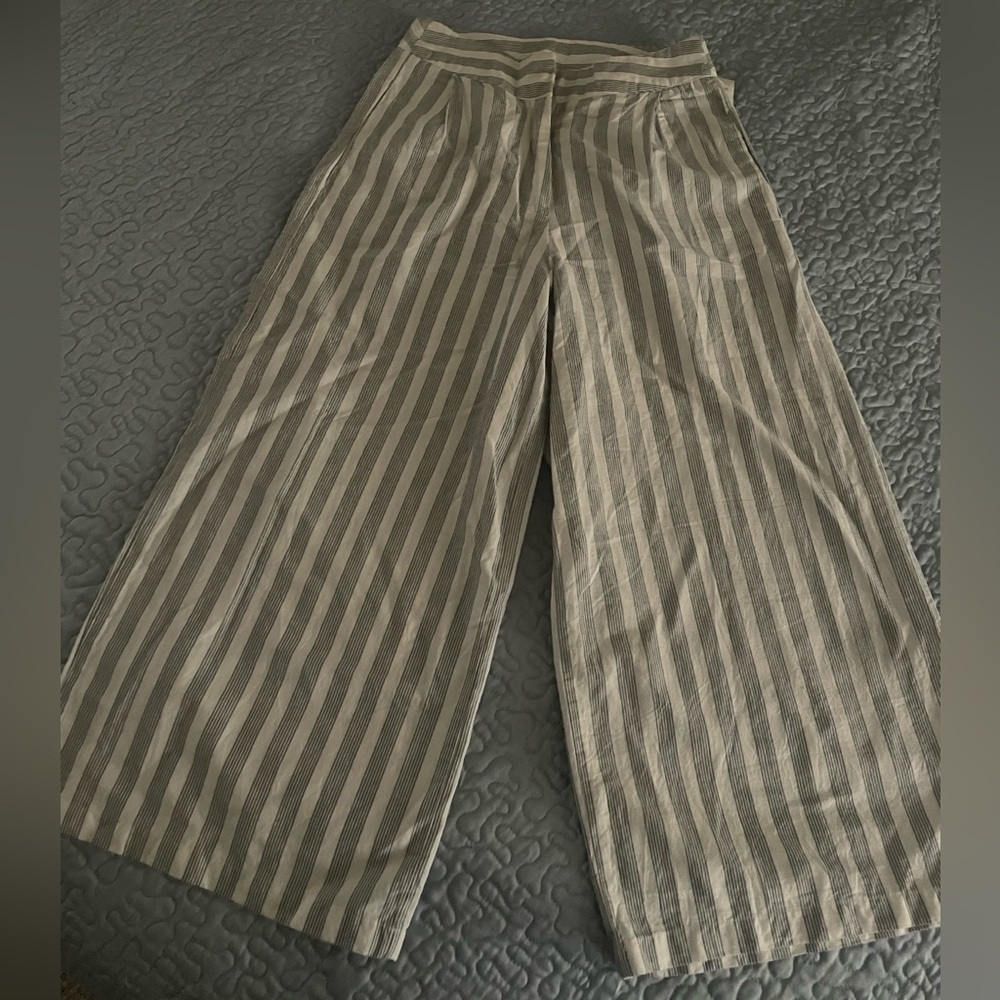 Striped Wide-Leg Pants (INDIKAH)